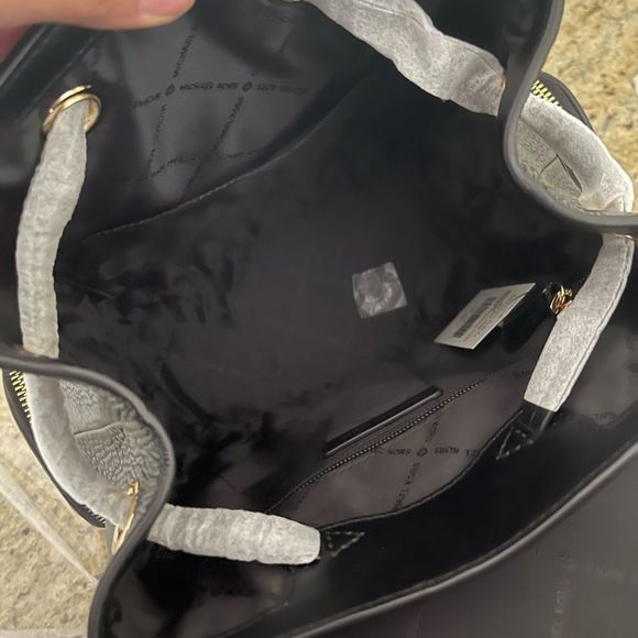 New🖤 Mk Jet Set Medium Pebbled Leather Backpack - Picture 8 of 10